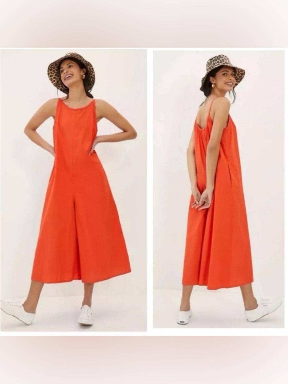 Maeve by Anthropologie Vibrant Cotton Jumpsuit